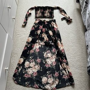 Floral two piece set